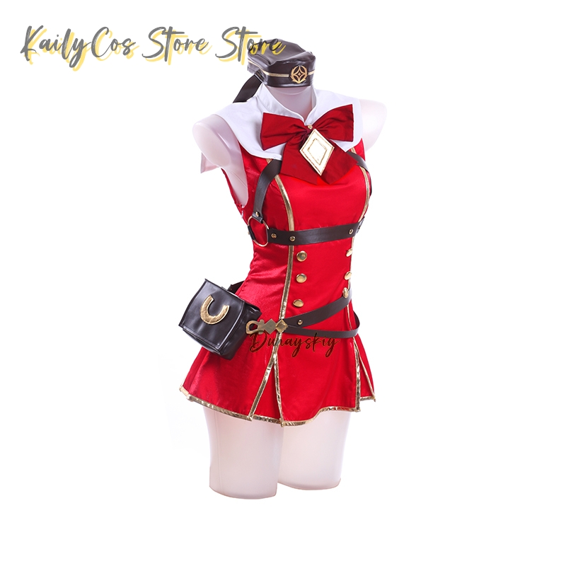 Kostum Cosplay Kapal Emas Wig  - Women'S Red Accessories ulasan dan harga