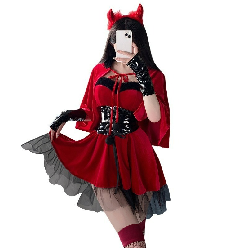 Kostum Cosplay Wanita Setan Me - Women'S Red Accessories ulasan dan harga
