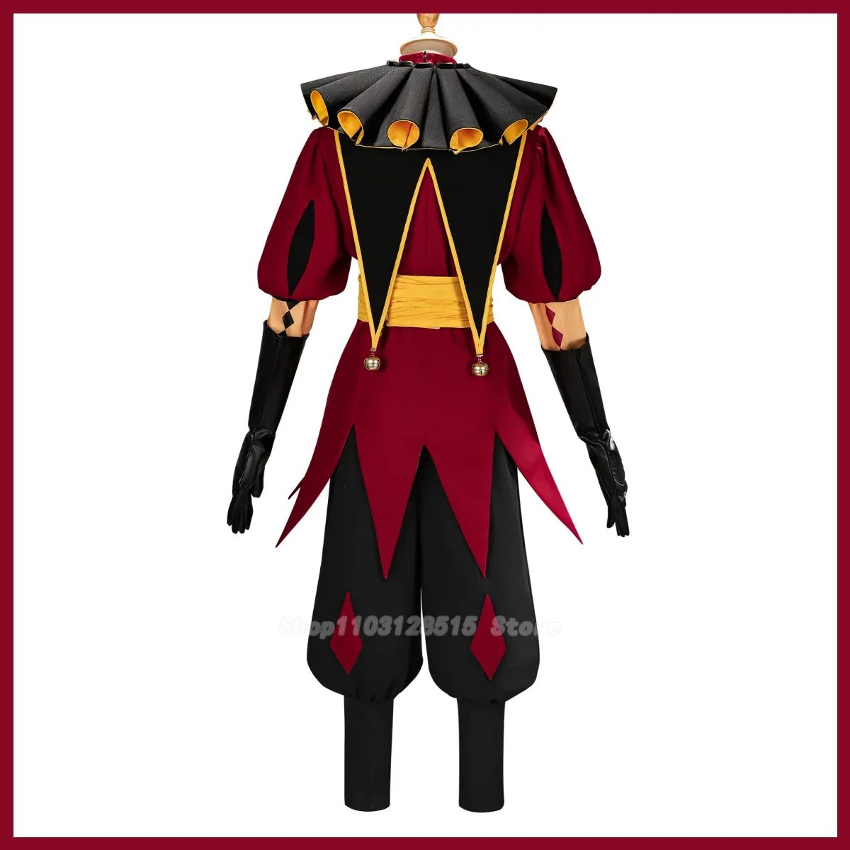 Kostum Cosplay Pierrot Harlequ - Women'S Red Accessories ulasan dan harga
