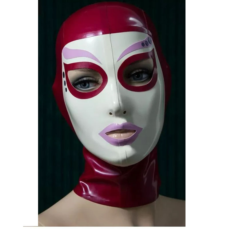 Masker Karet Tudung Lateks Mer - Women'S Red Accessories ulasan dan harga