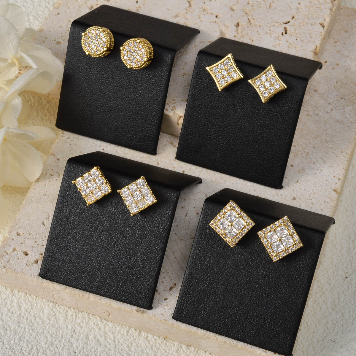 Anting-anting warna emas bayi  - Women Accessories Dubai ulasan dan harga