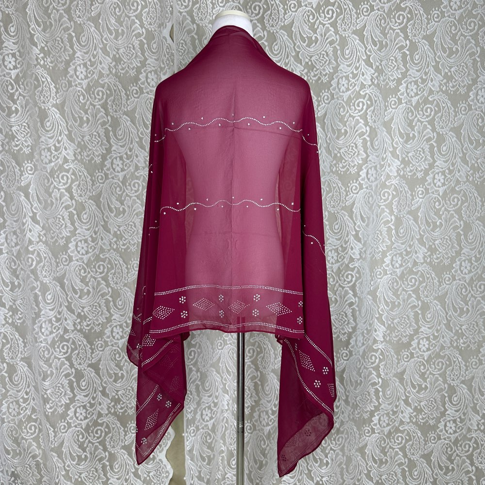 2026 Hijab Syal Chiffon Kecil  - Women Accessories Dubai ulasan dan harga