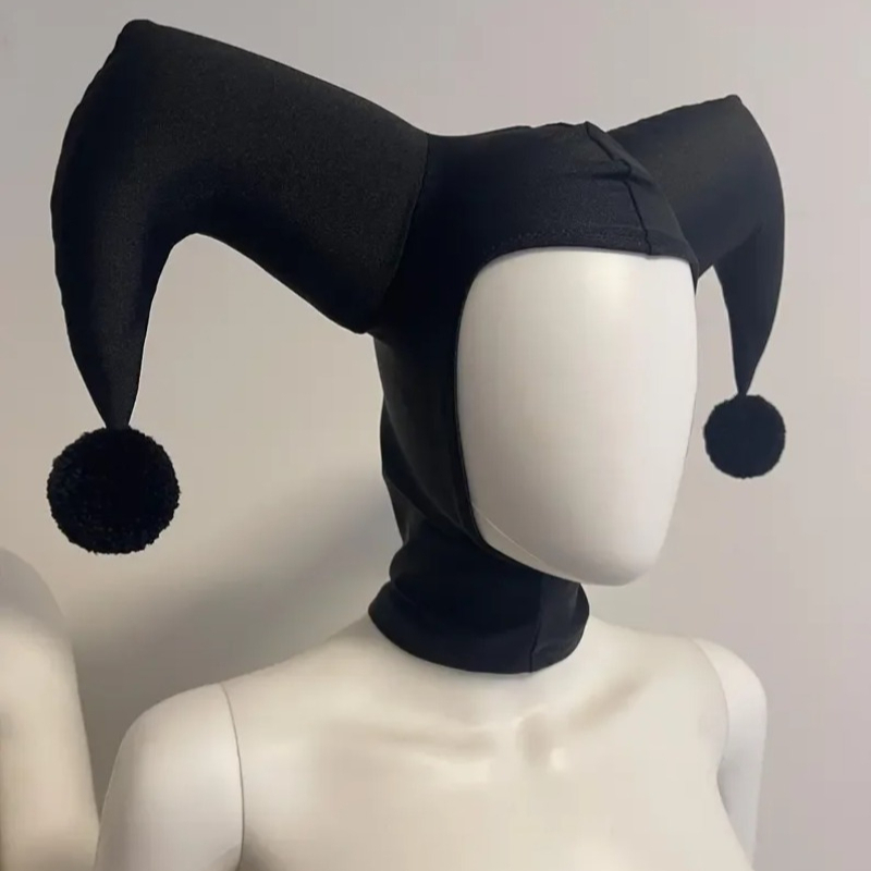 Topi Cosplay QQ Jester Hitam/M - Women'S Red Accessories ulasan dan harga