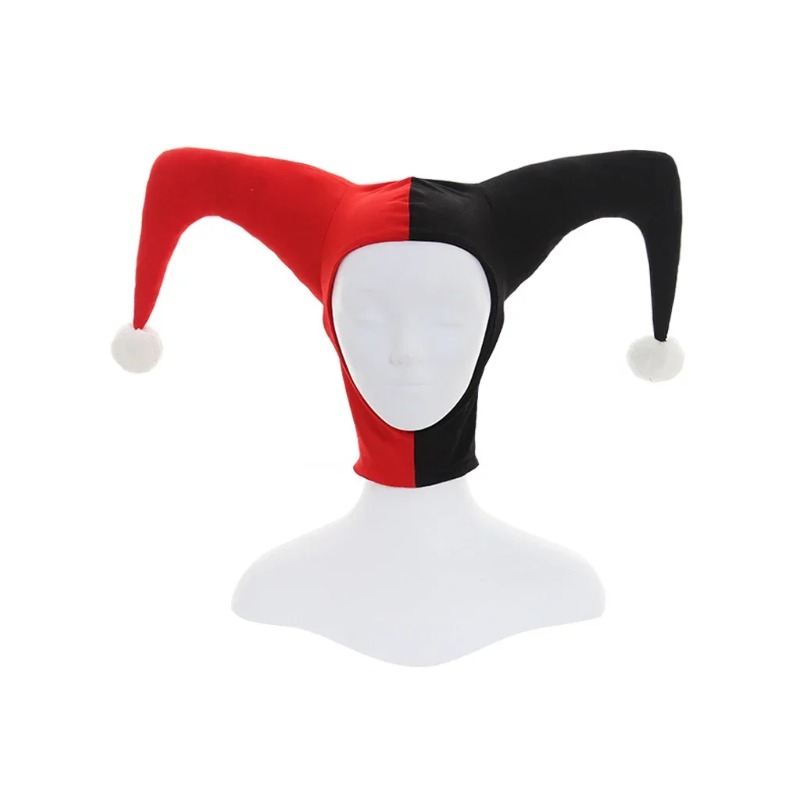 Topi Cosplay QQ Jester Hitam/M - Women'S Red Accessories ulasan dan harga